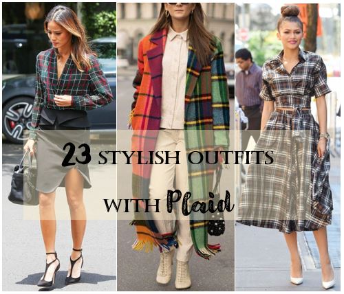 23 Stylish Outfits with Plaid - Style at First Sight